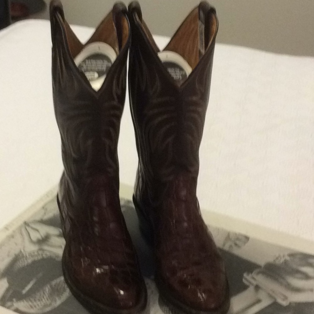 Alligator boots